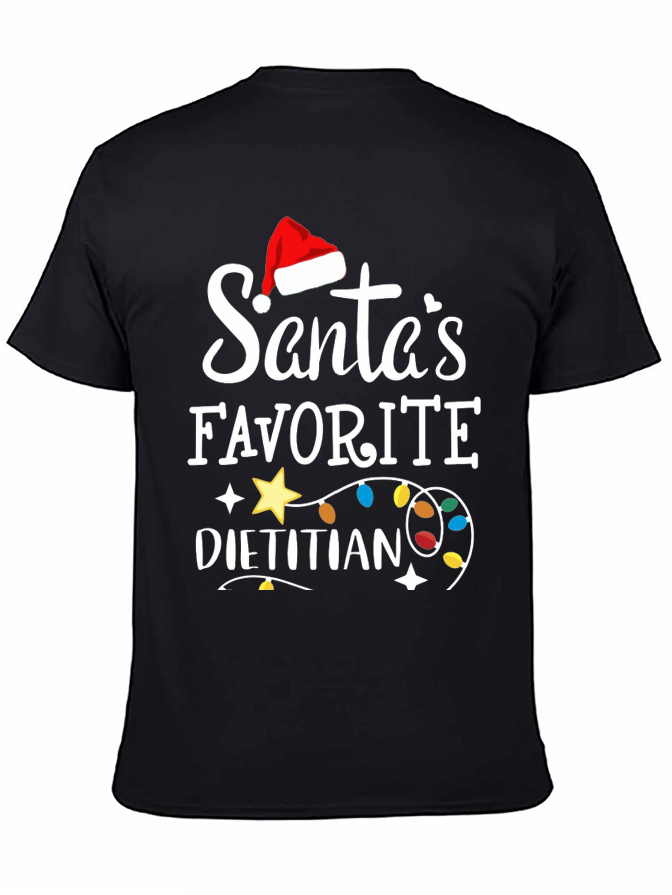 Santas Favorite Dietitian Christmas T-Shirt