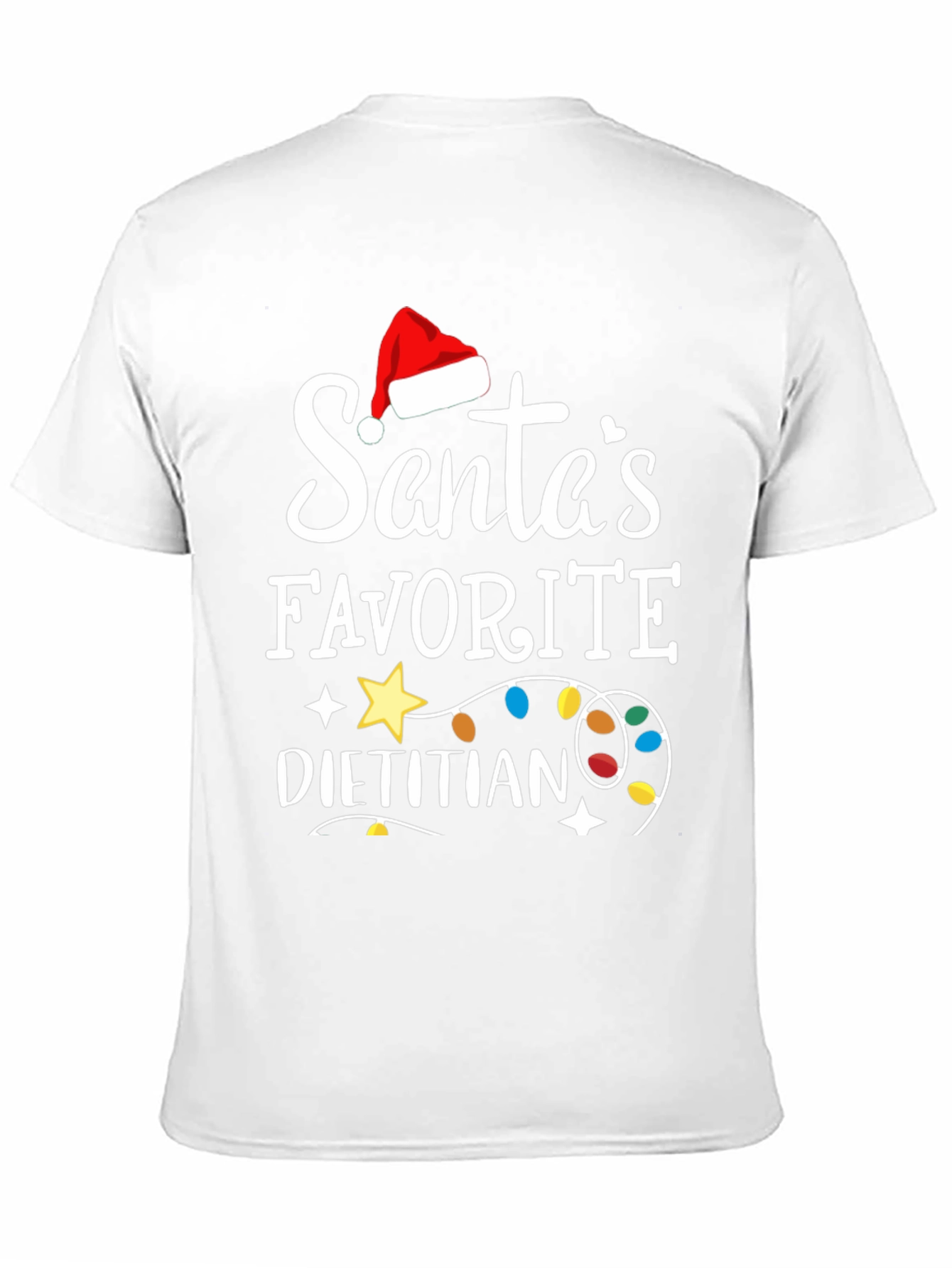 Santas Favorite Dietitian Christmas T-Shirt