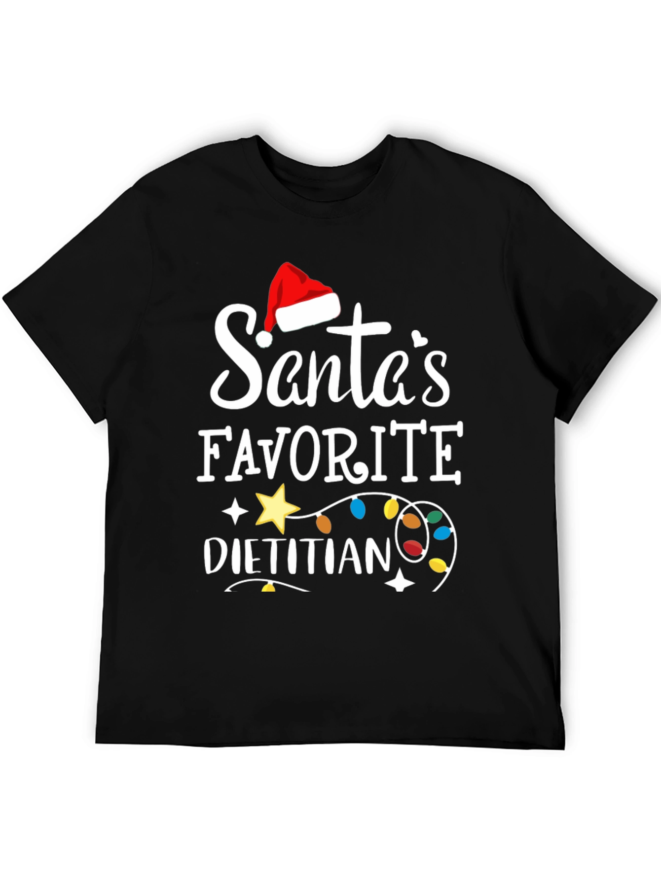 Santas Favorite Dietitian Christmas T-Shirt