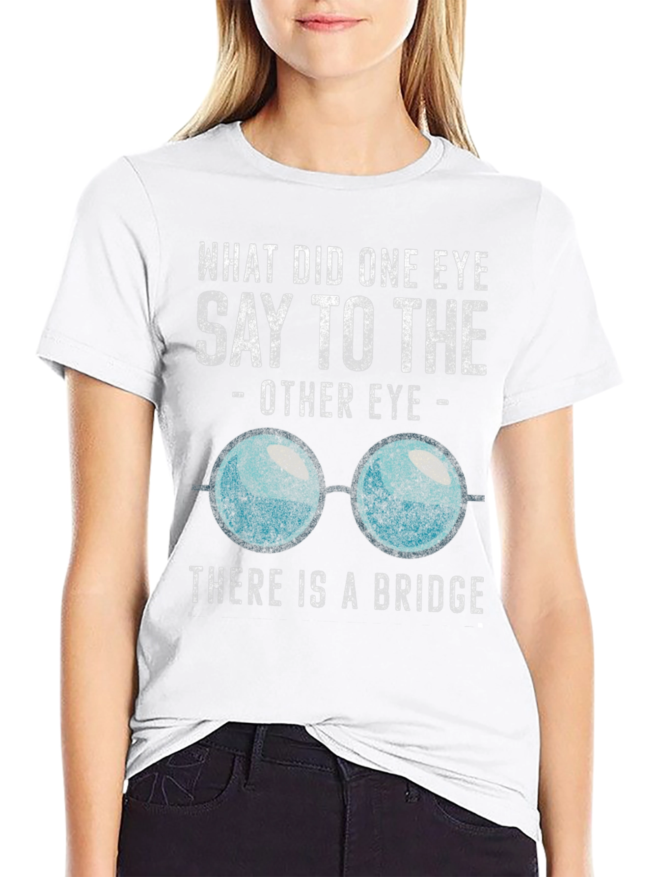 Funny Eye Bridge T-Shirt - Pun Lover Tee