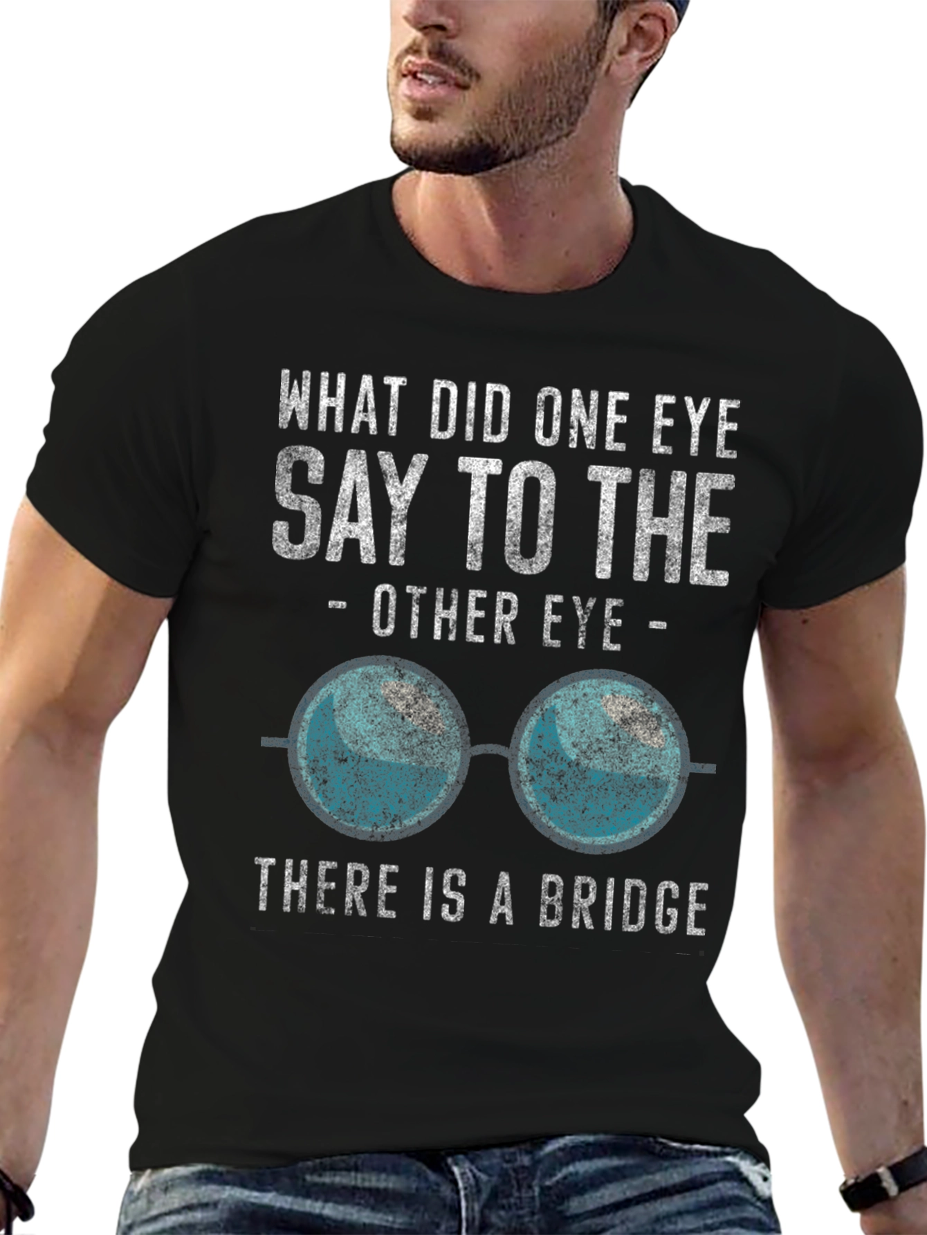 Funny Eye Bridge T-Shirt - Pun Lover Tee