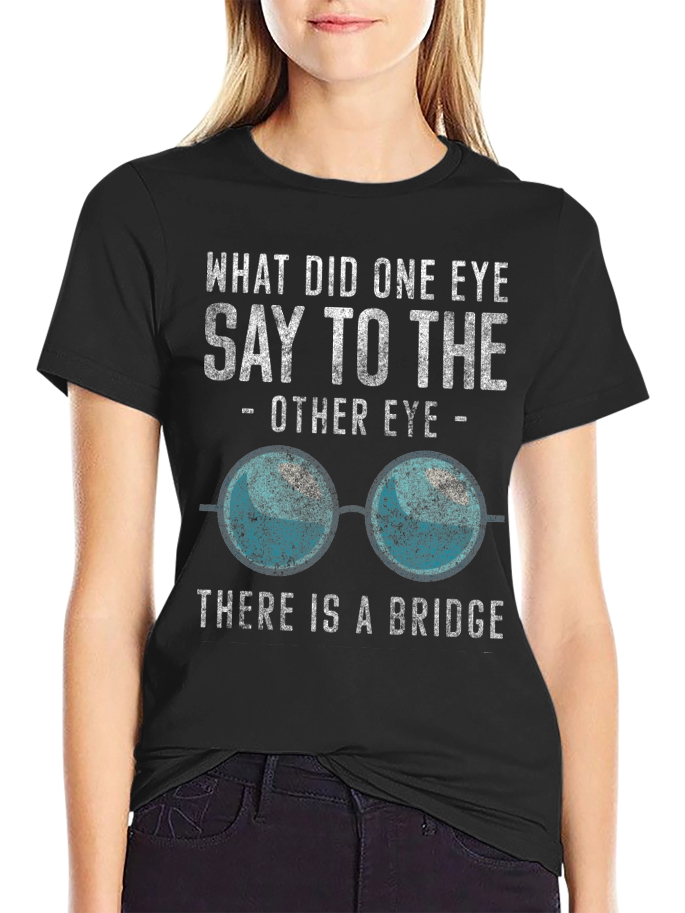Funny Eye Bridge T-Shirt - Pun Lover Tee