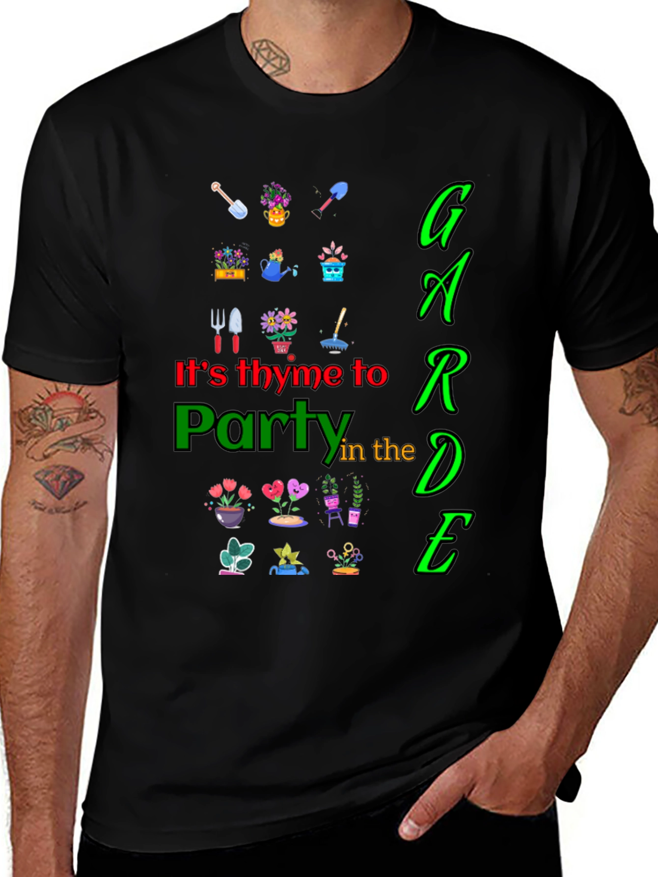 Its Thyme to Party in the Garden Graphic Tee