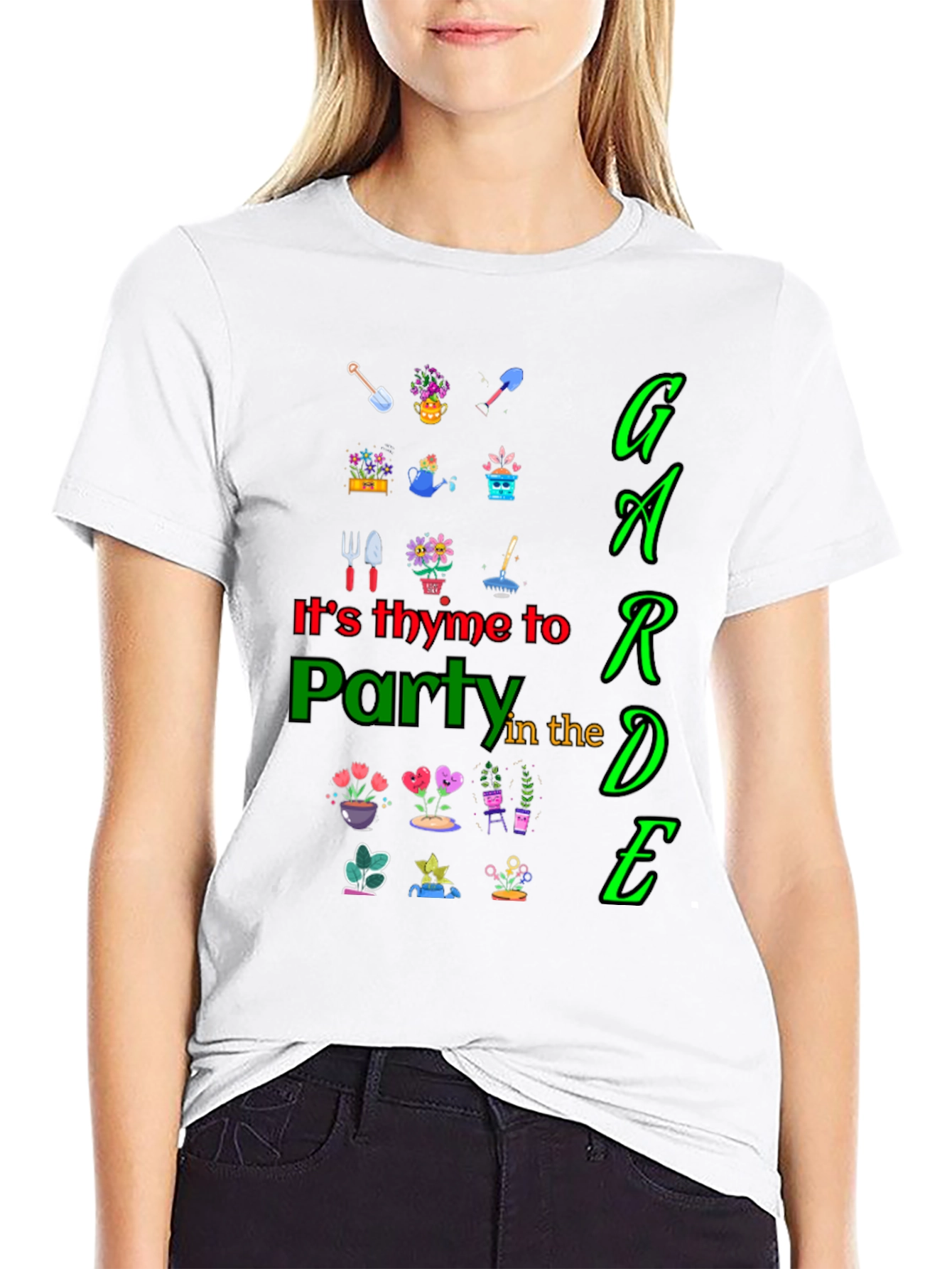 Its Thyme to Party in the Garden Graphic Tee