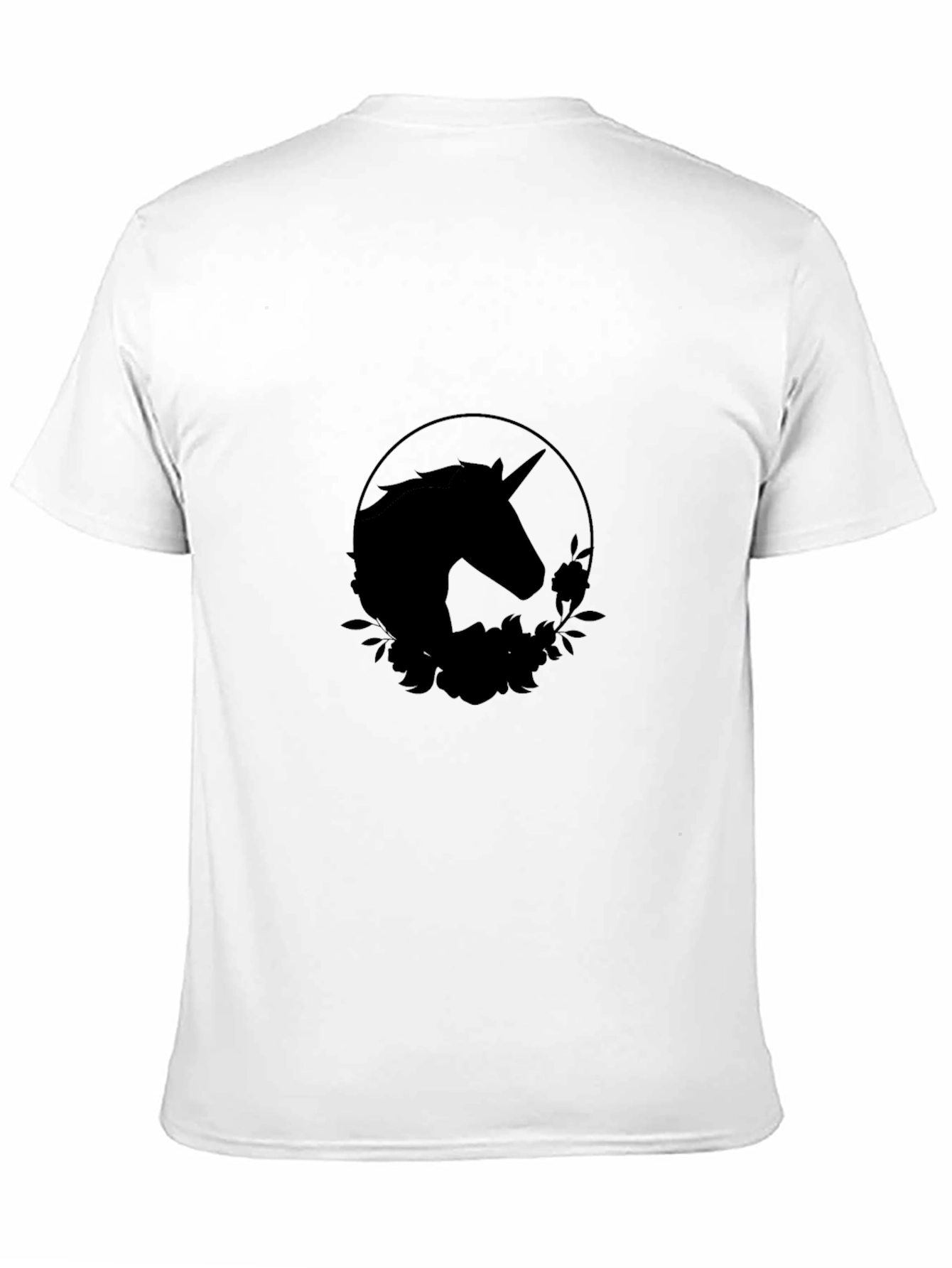 Unicorn Silhouette Black T-Shirt