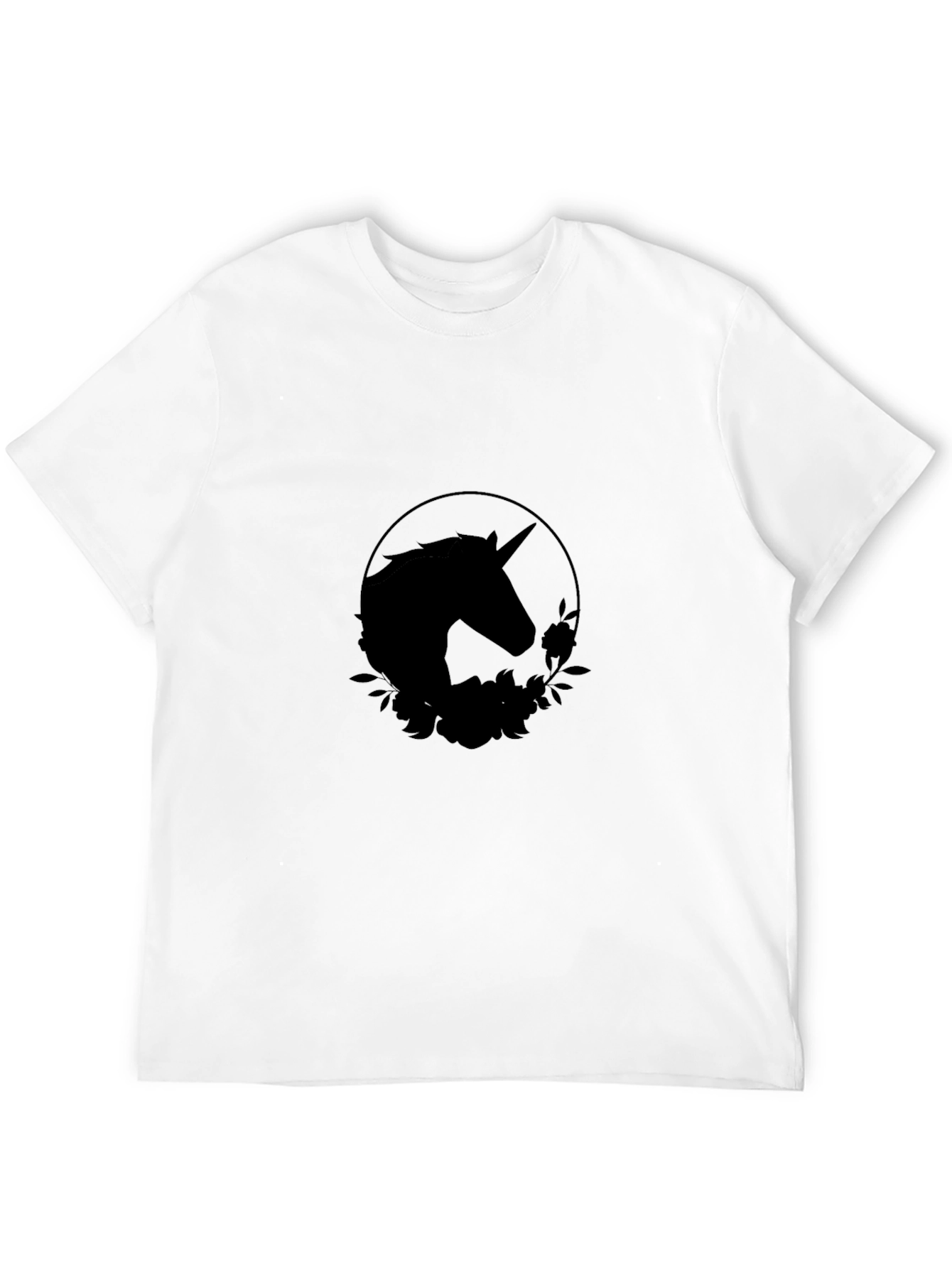 Unicorn Silhouette Black T-Shirt