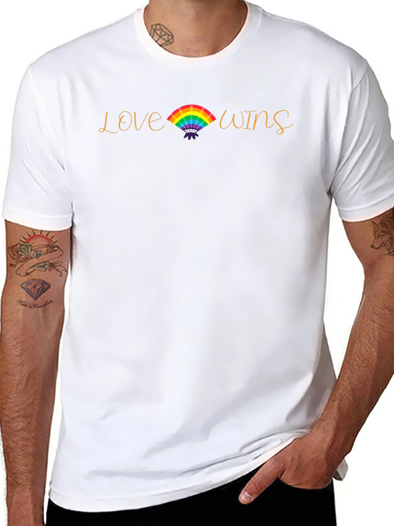 Love Wins Rainbow Pride T-Shirt