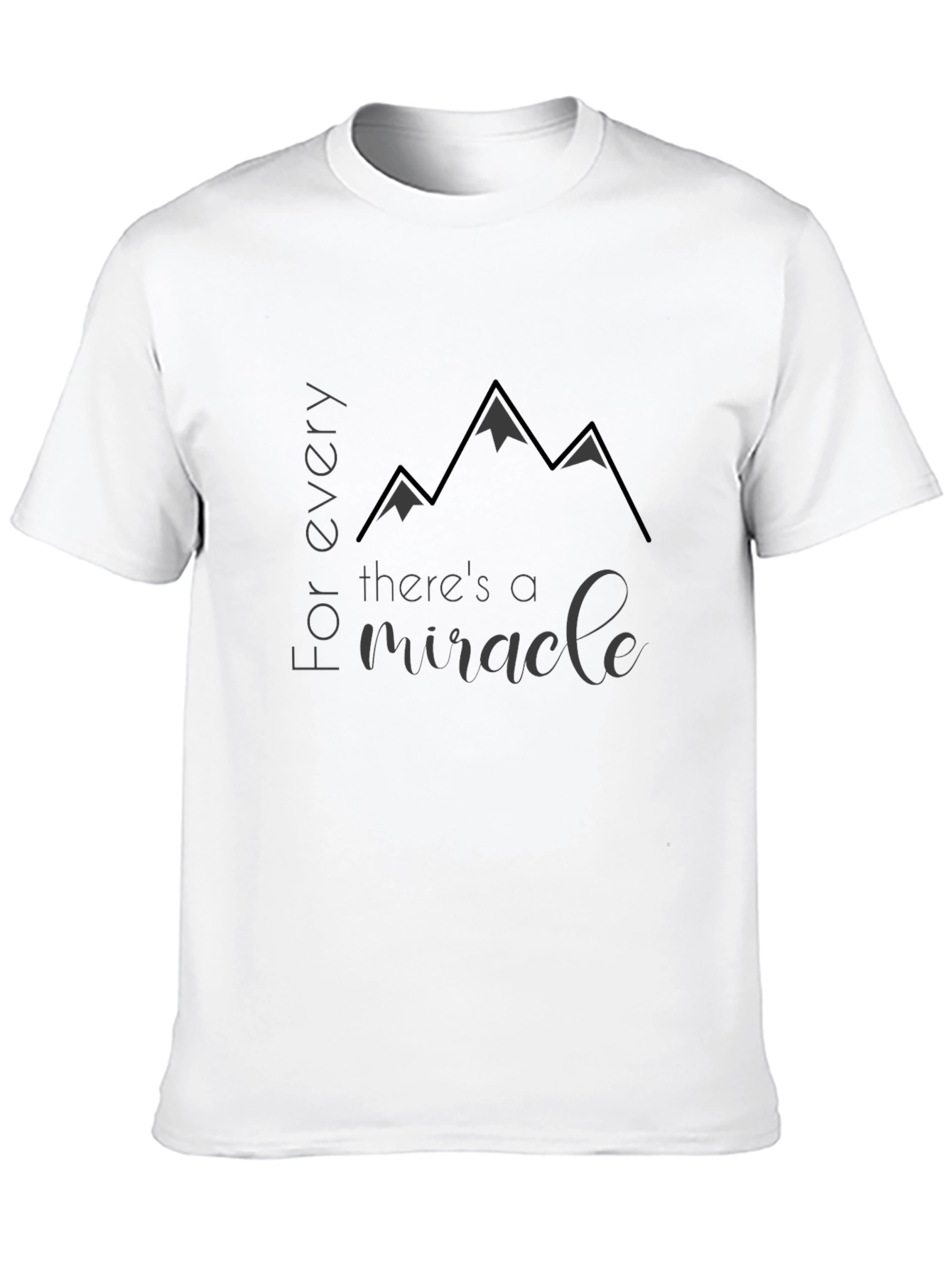 Miracle Mountain Black T-Shirt