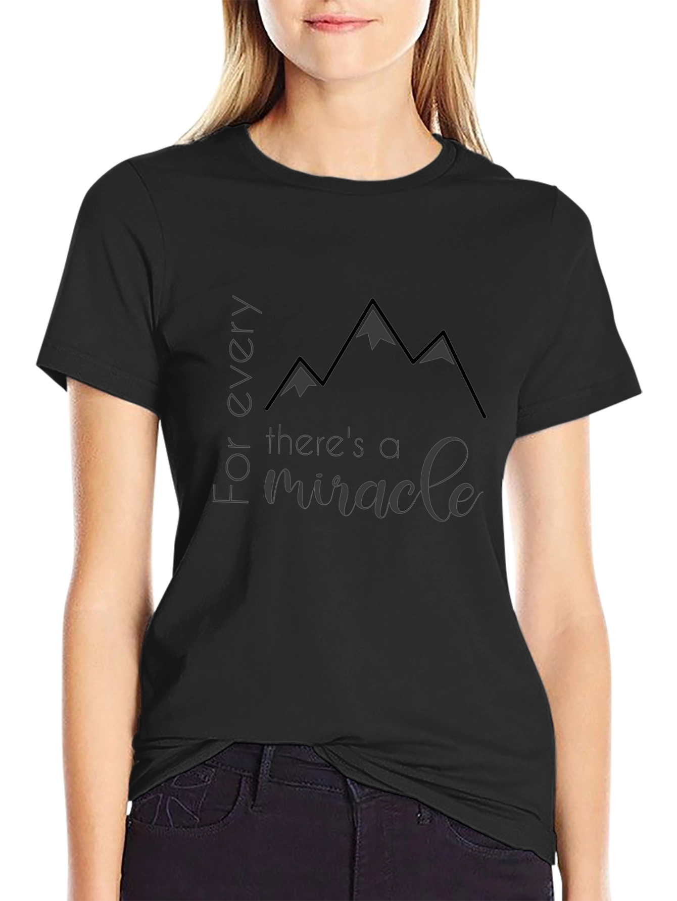 Miracle Mountain Black T-Shirt