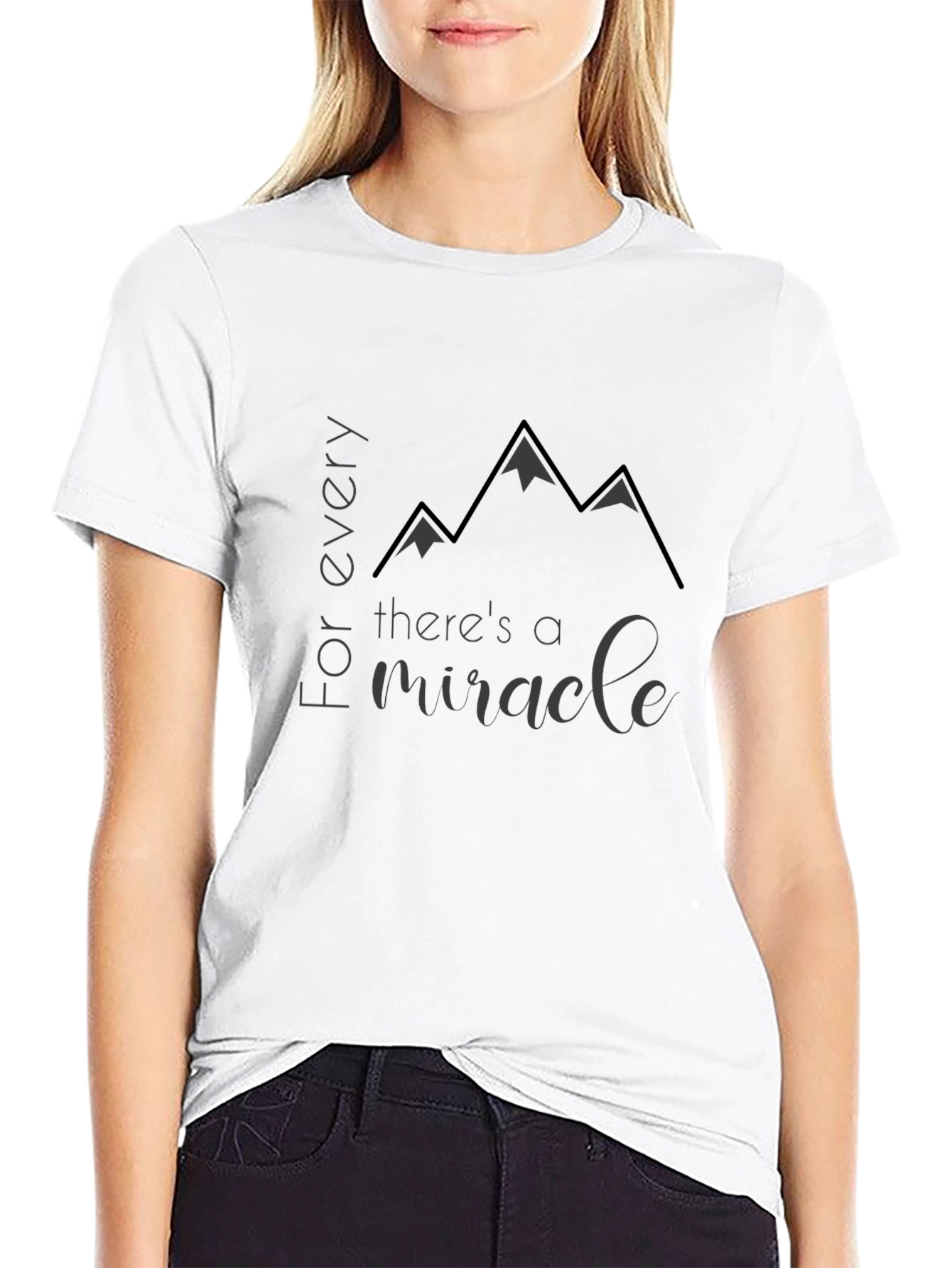 Miracle Mountain Black T-Shirt