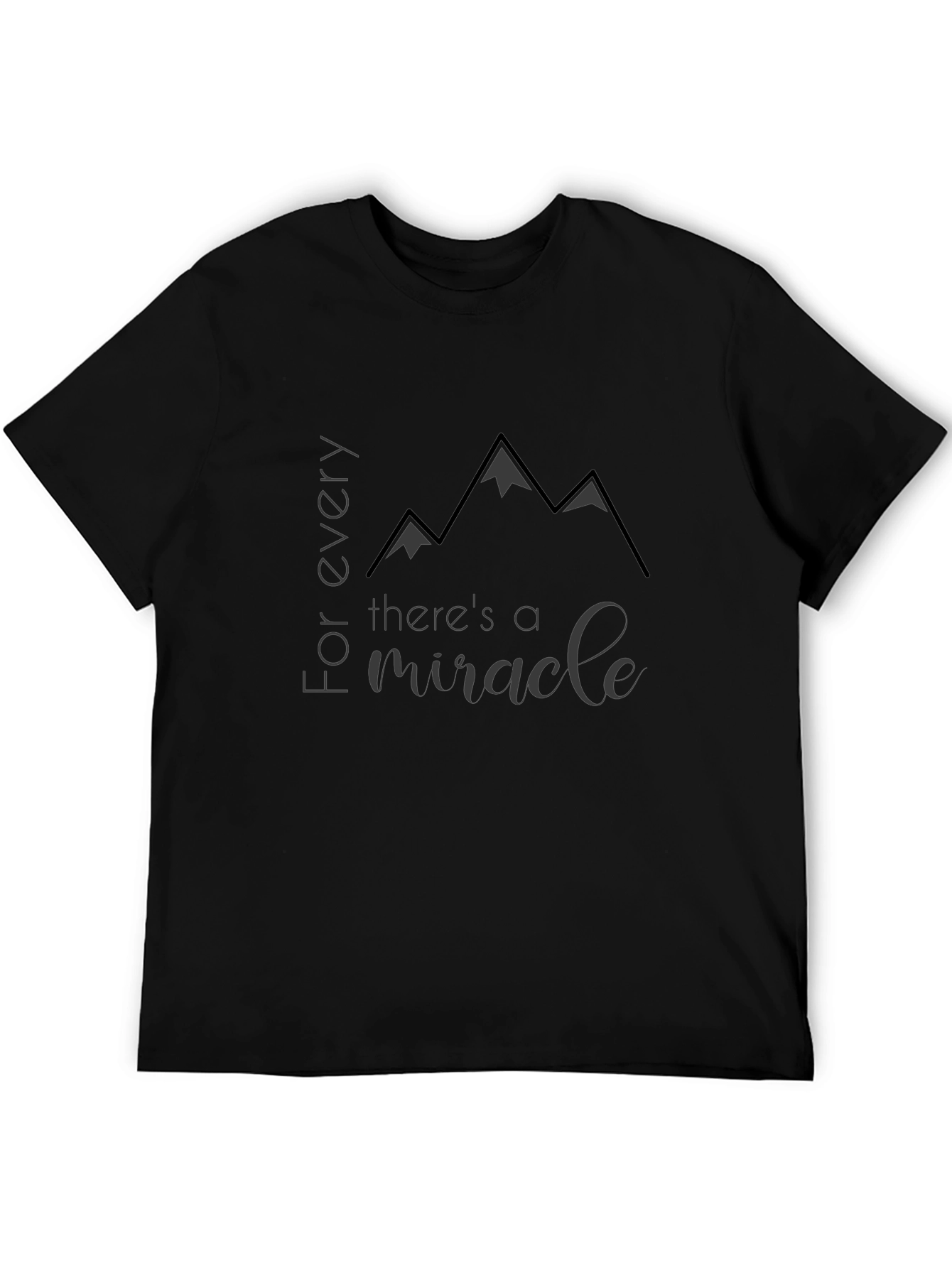 Miracle Mountain Black T-Shirt