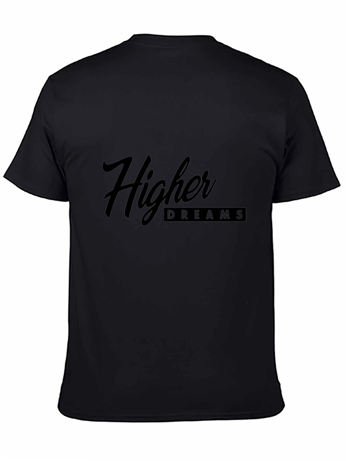 Higher Dreams Black Graphic Tee