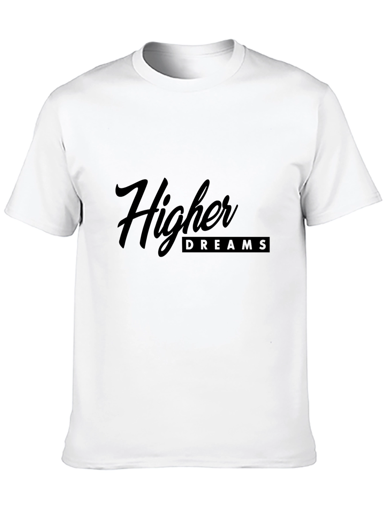 Higher Dreams Black Graphic Tee