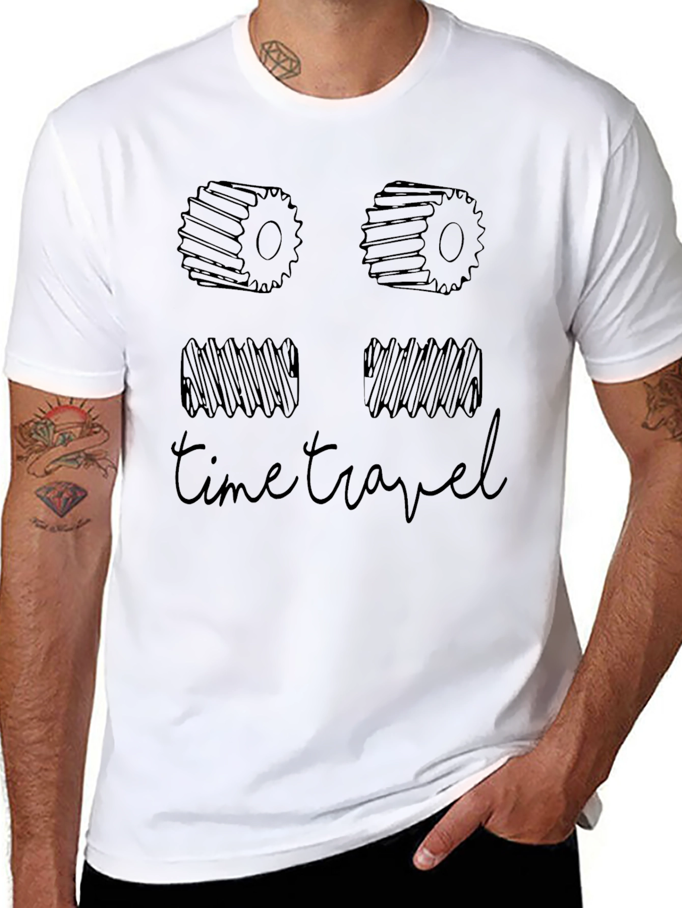 Time Travel Gear T-Shirt - Black