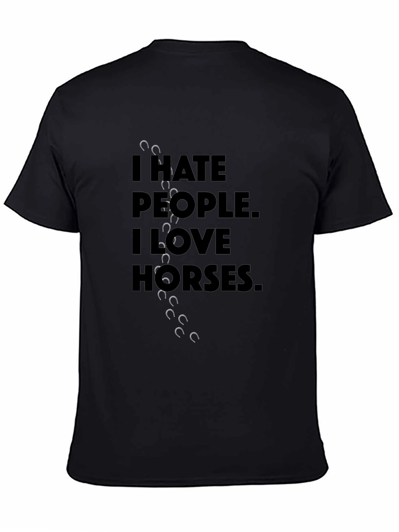 I Hate People I Love Horses T-Shirt
