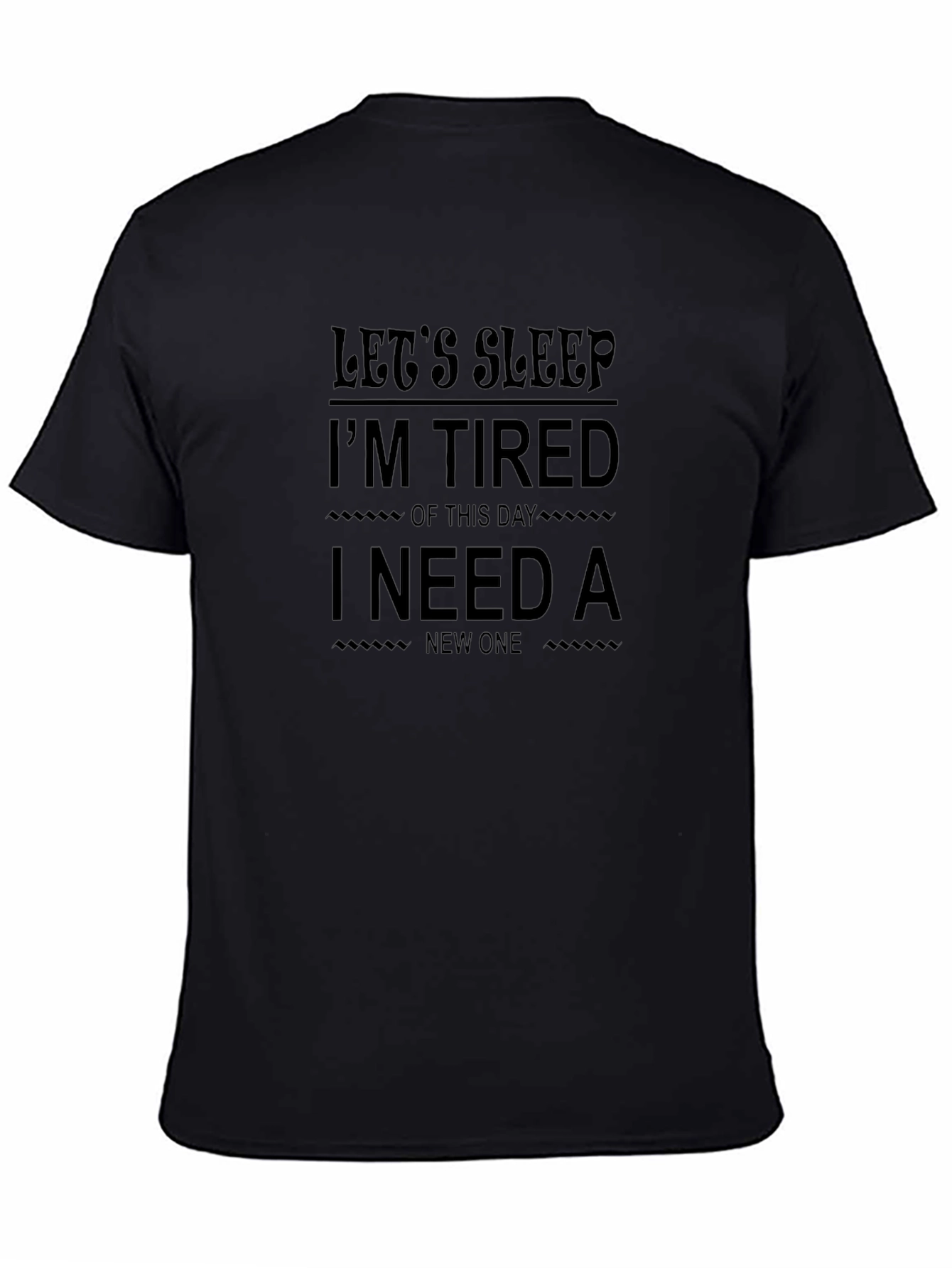 Lets Sleep Funny Graphic T-Shirt