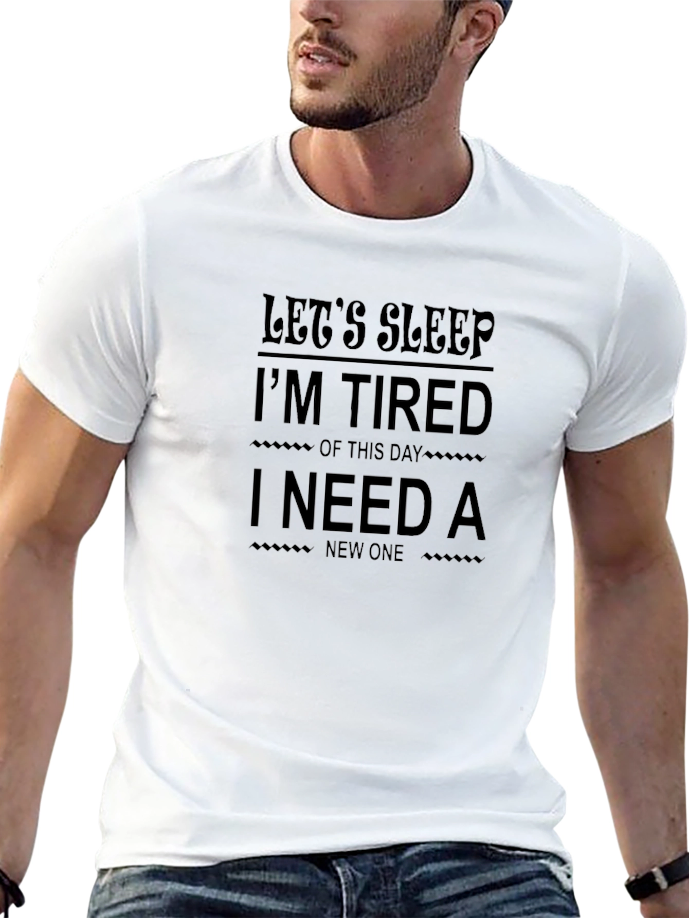 Lets Sleep Funny Graphic T-Shirt
