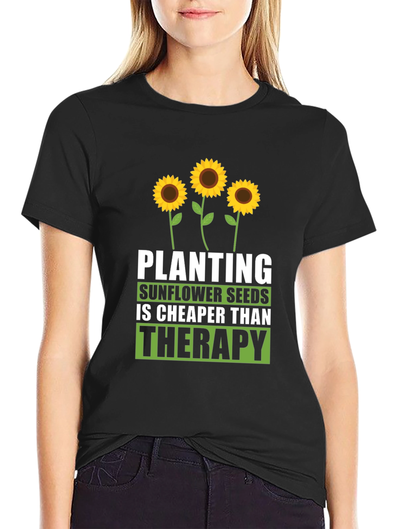 Sunflower Seeds Therapy T-Shirt