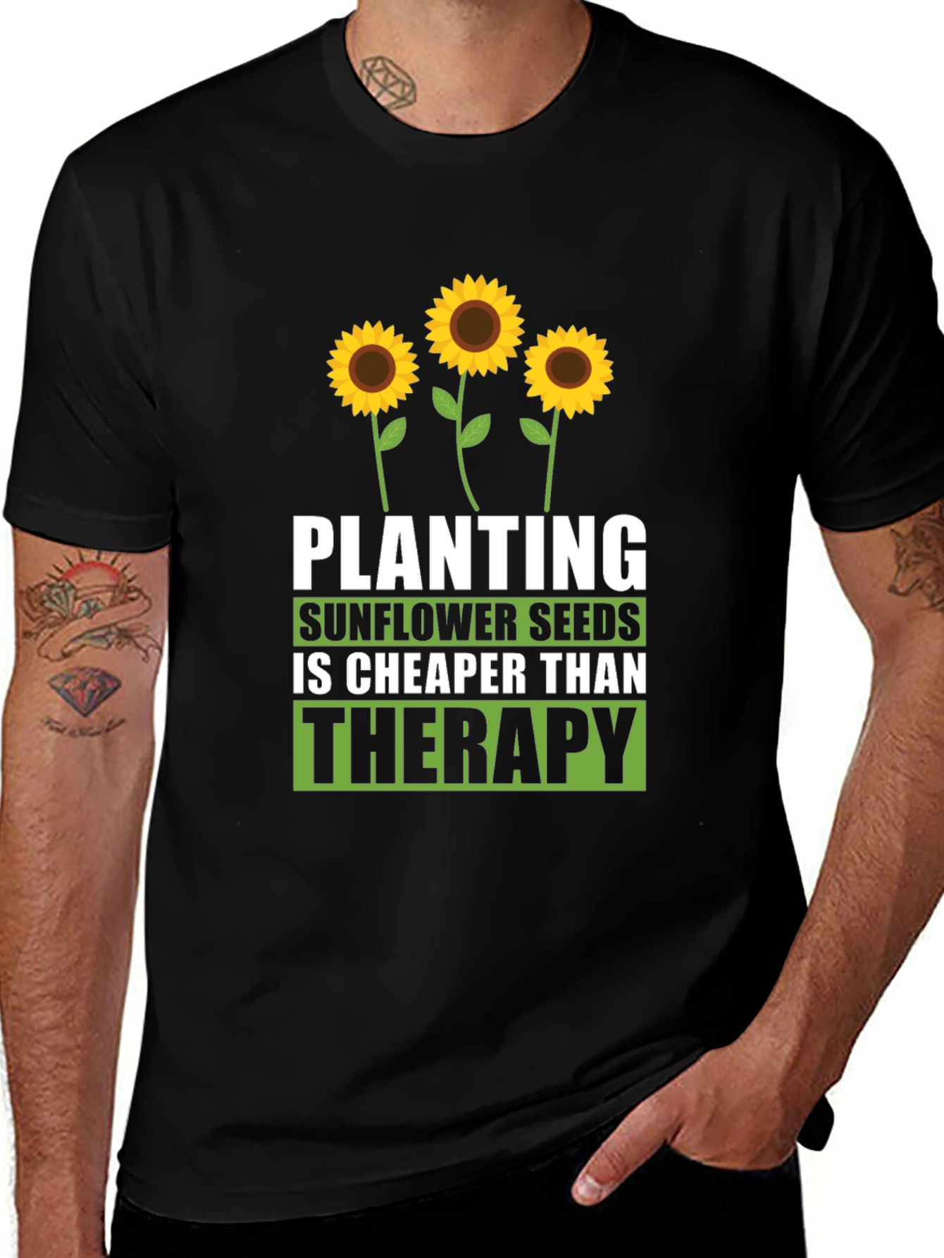 Sunflower Seeds Therapy T-Shirt