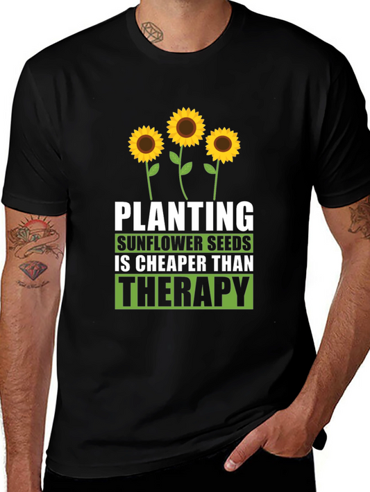 Sunflower Seeds Therapy T-Shirt