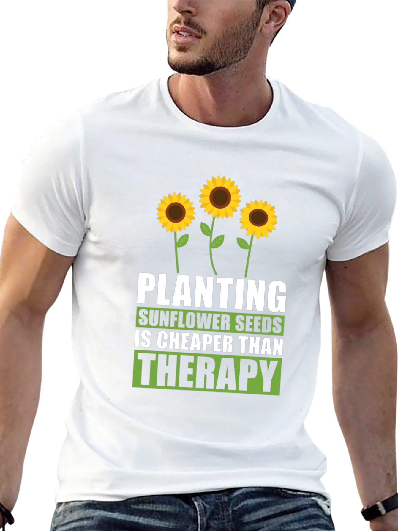 Sunflower Seeds Therapy T-Shirt