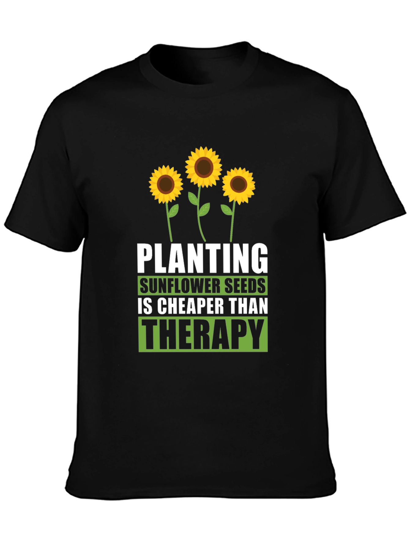 Sunflower Seeds Therapy T-Shirt