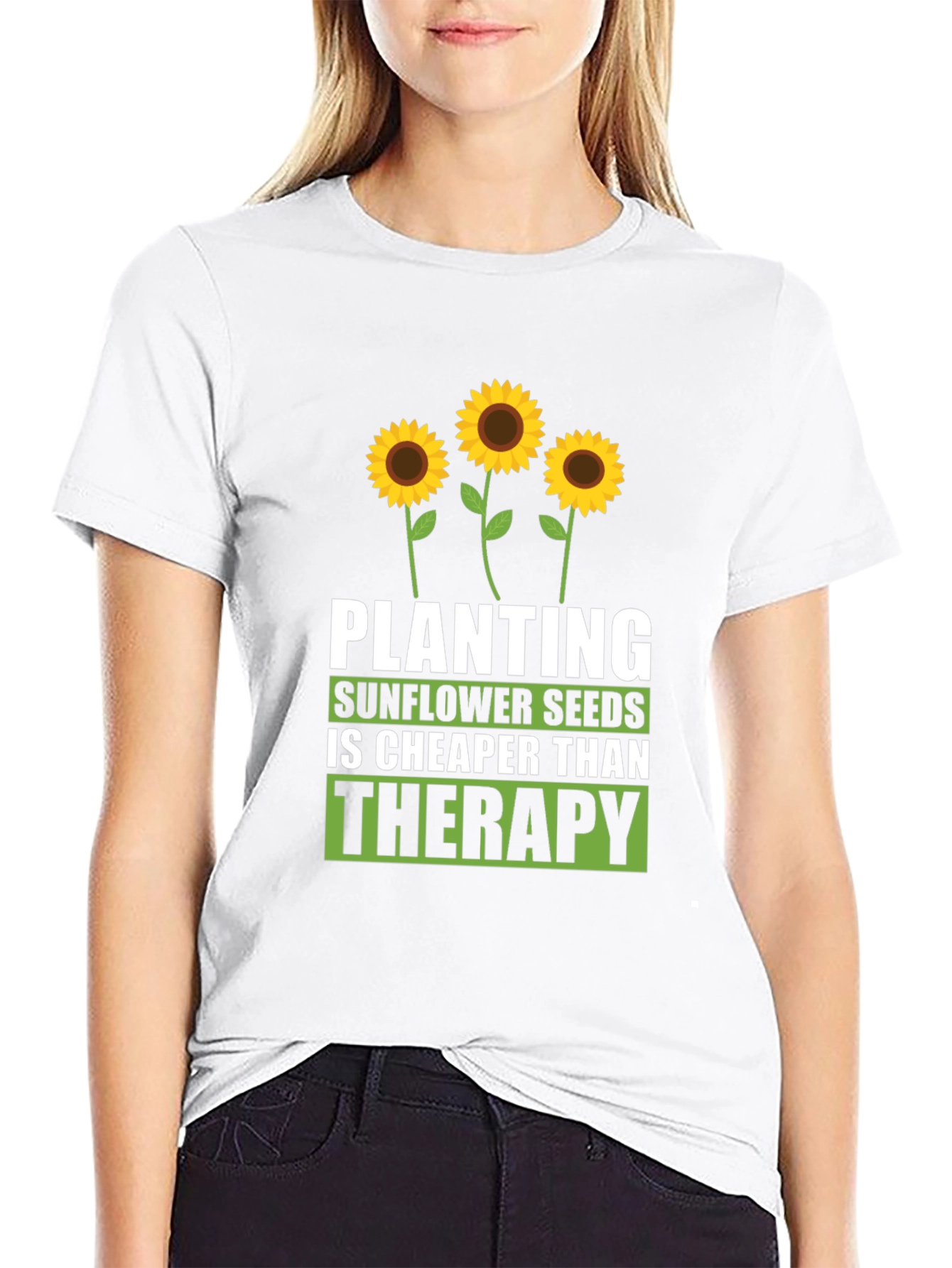 Sunflower Seeds Therapy T-Shirt