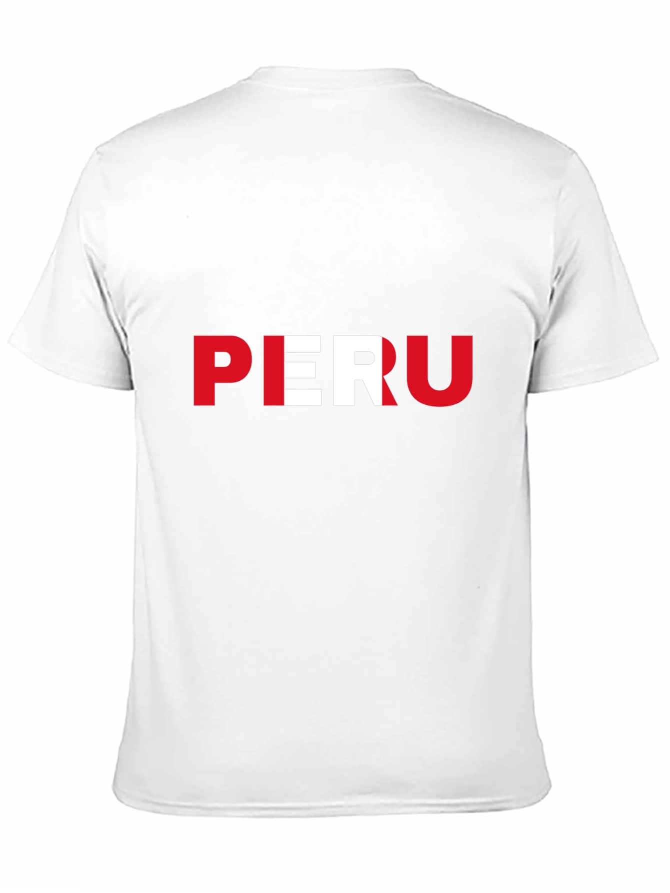 Peru Flag T-Shirt - Black Graphic Tee