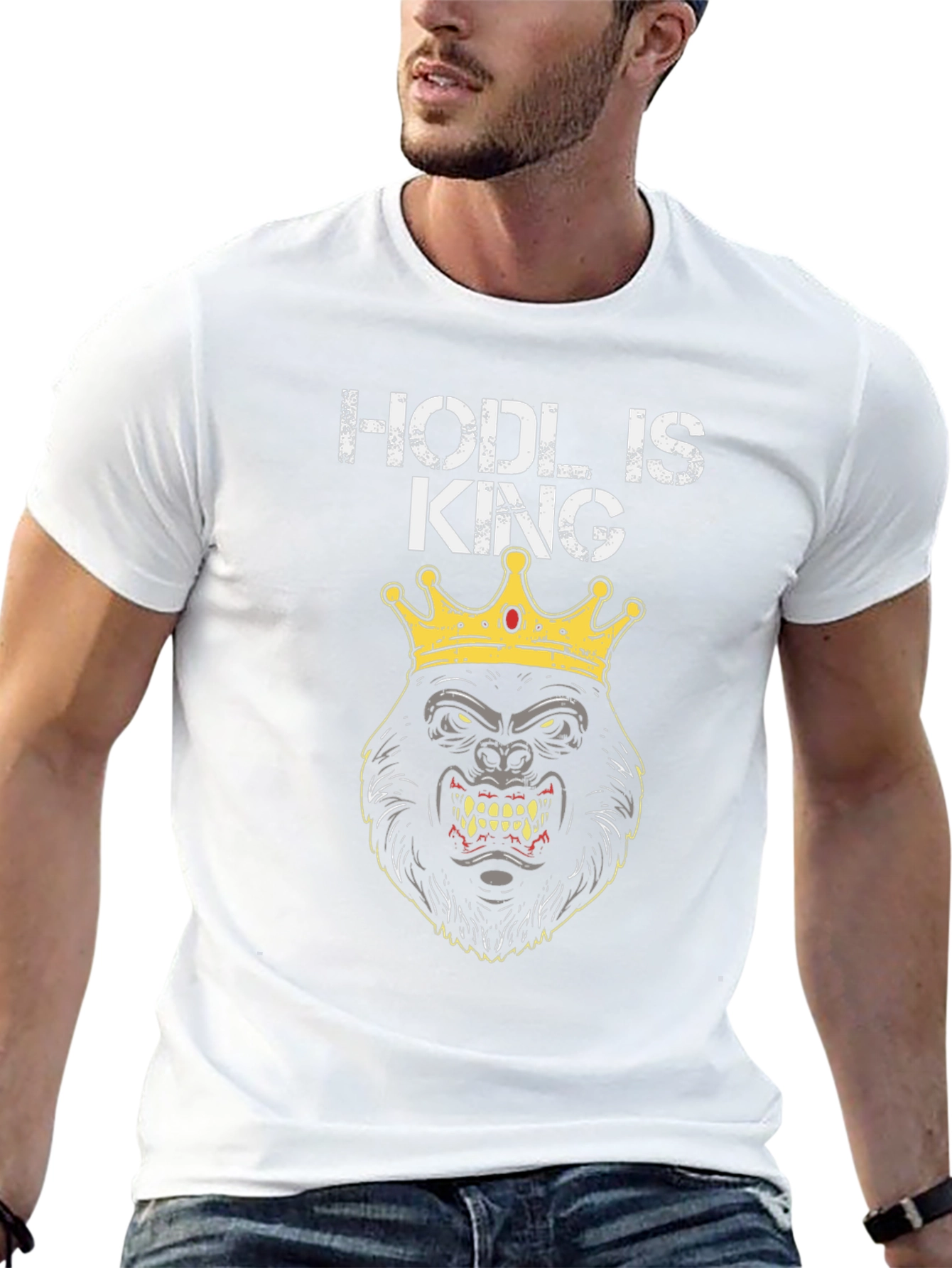 HODL is King Gorilla Graphic Tee