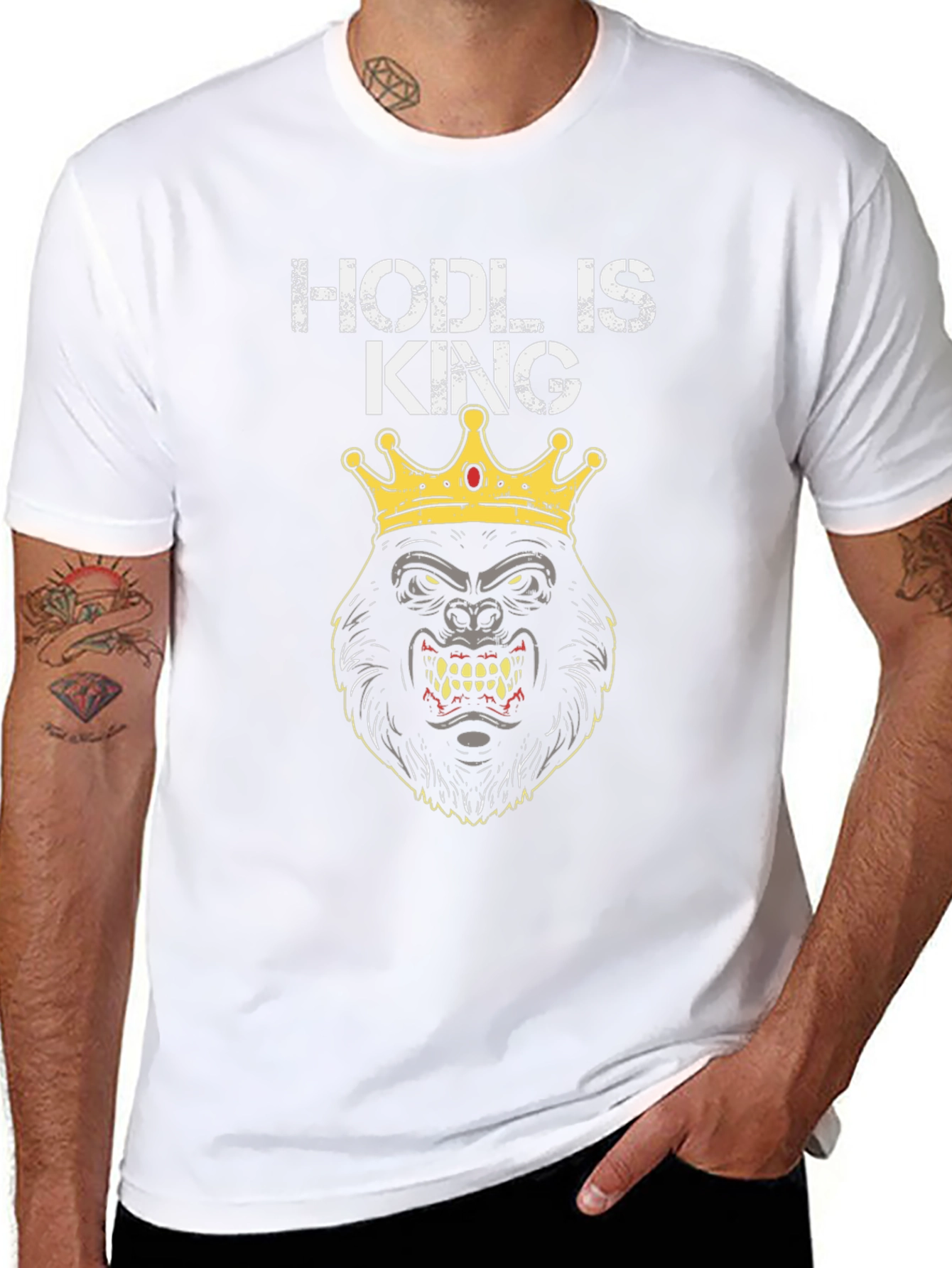 HODL is King Gorilla Graphic Tee
