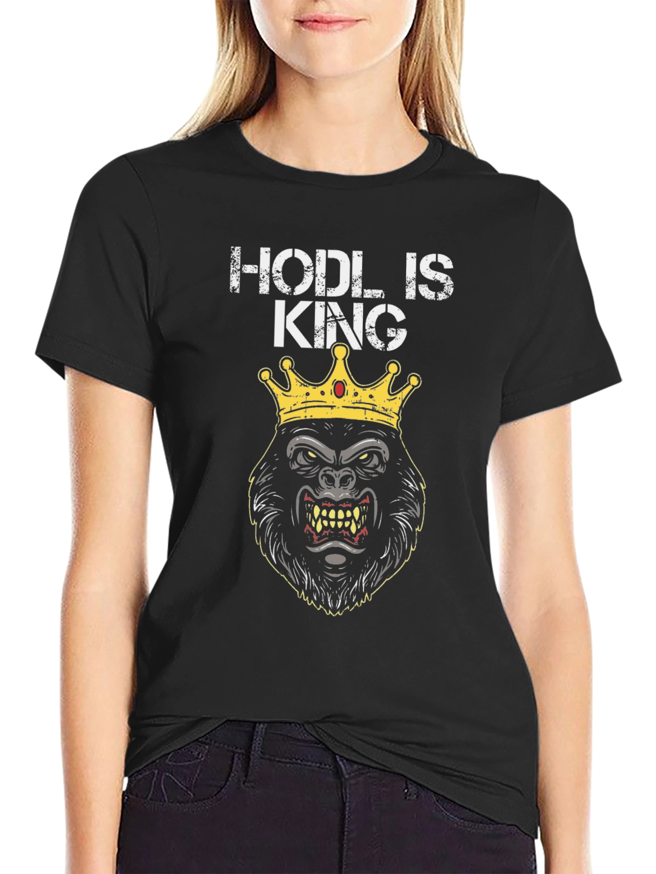 HODL is King Gorilla Graphic Tee