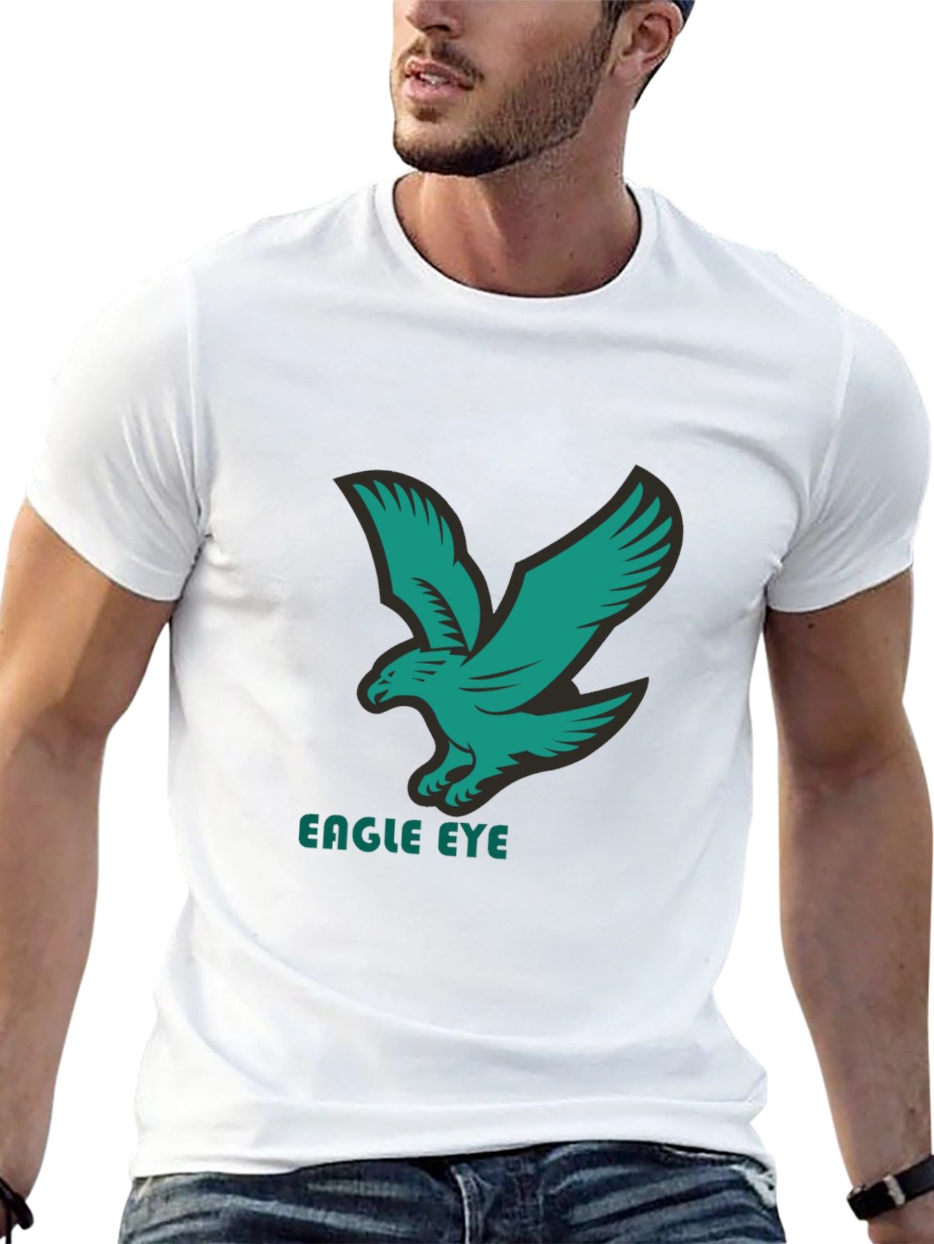 Eagle Eye Black Graphic T-Shirt