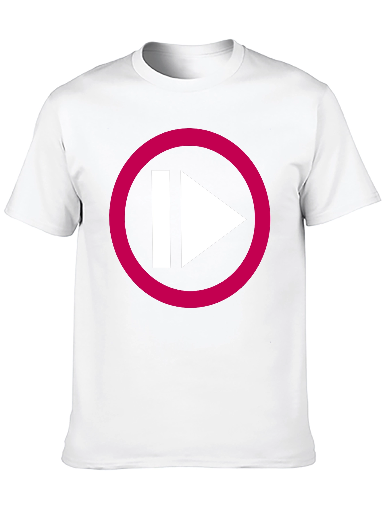 Play/Pause T-Shirt - Black Graphic Tee