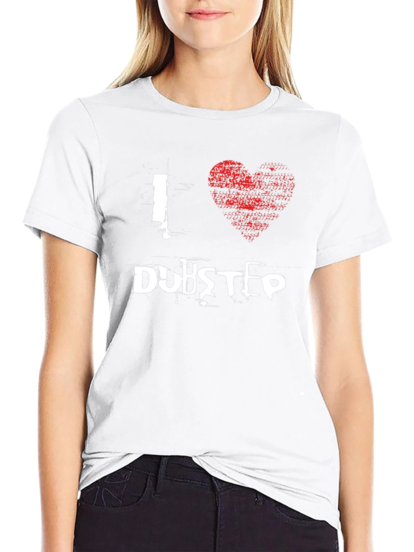 I Heart Dubstep Black T-Shirt