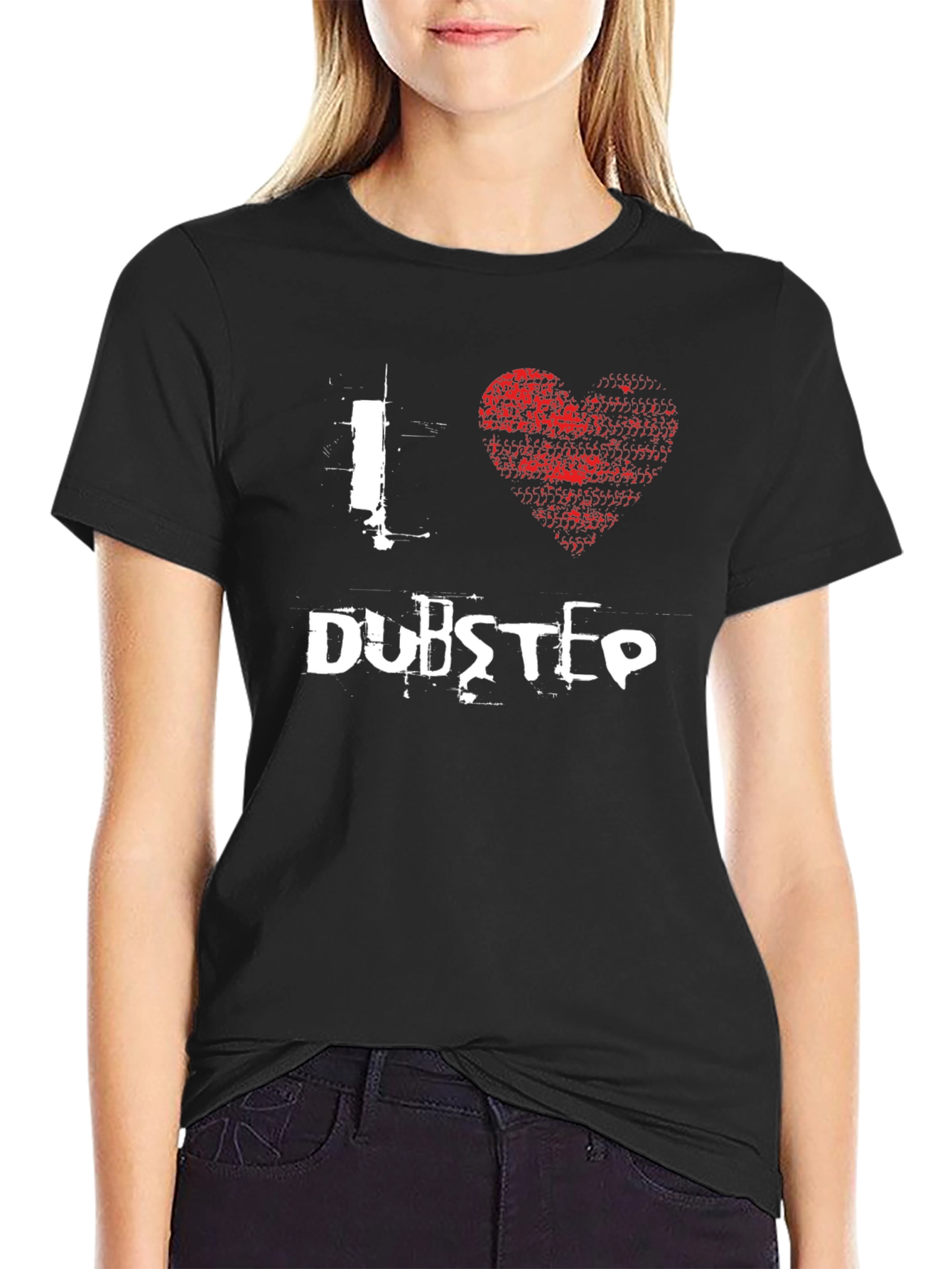 I Heart Dubstep Black T-Shirt