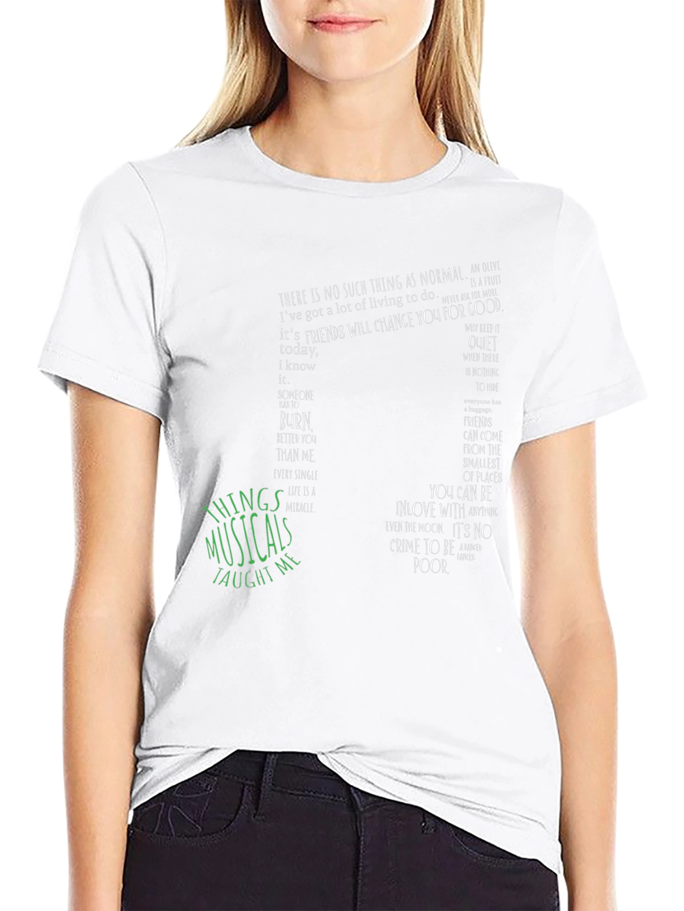 Musical Quote Graphic Tee - Unisex Soft Cotton T-Shirt