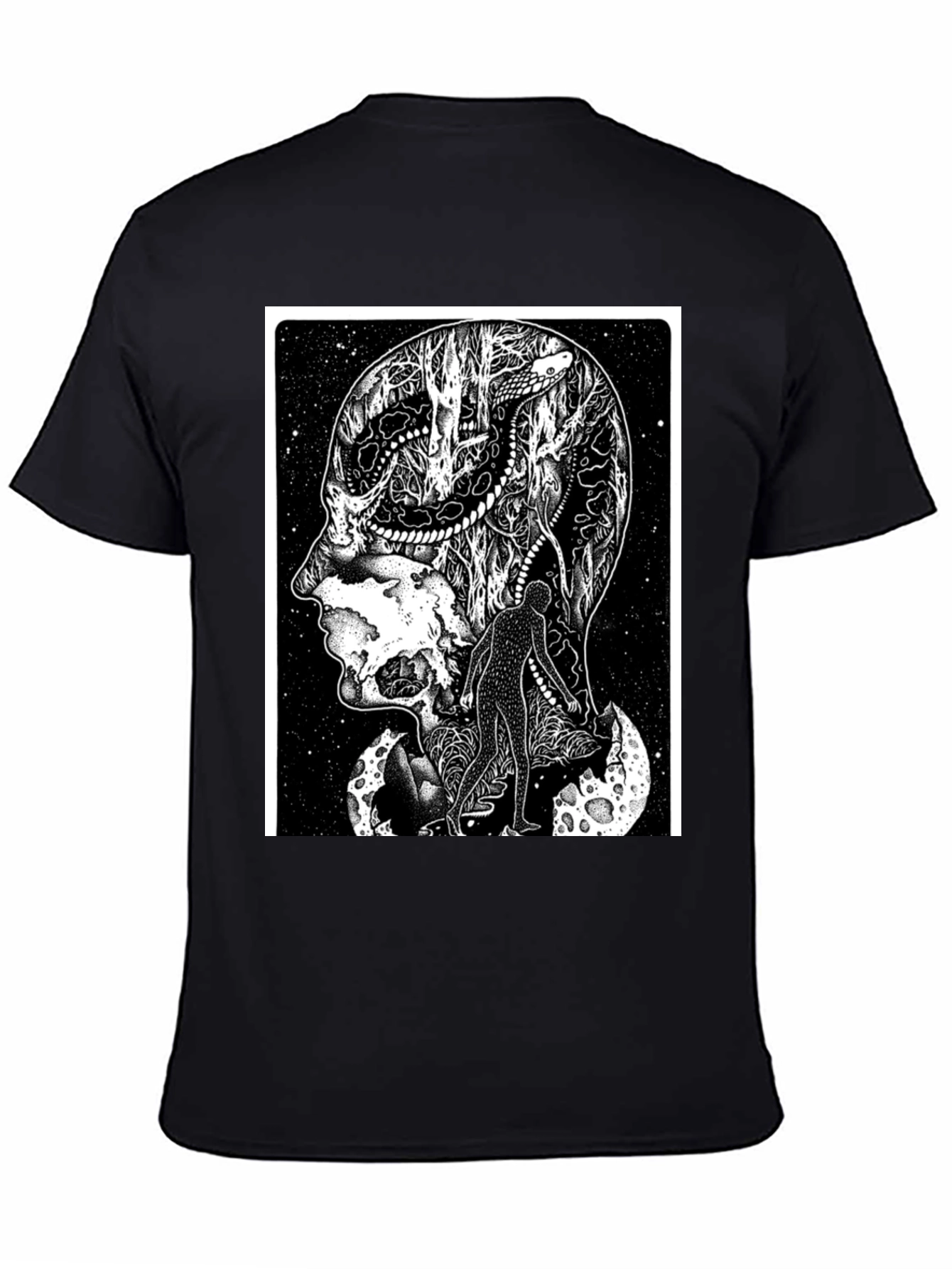 Surreal Brainscape T-Shirt - Unique Graphic Tee