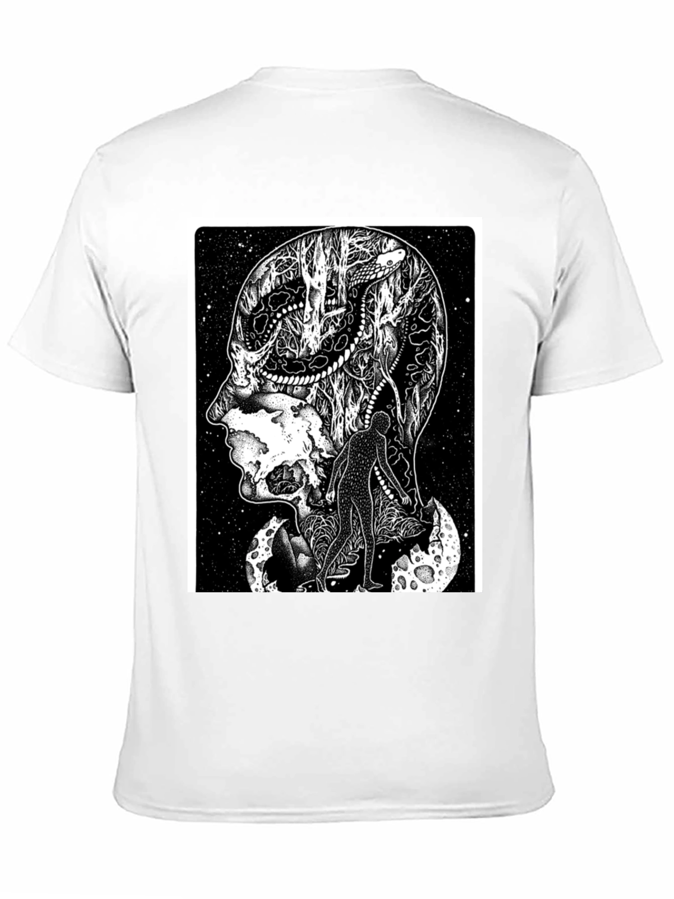 Surreal Brainscape T-Shirt - Unique Graphic Tee
