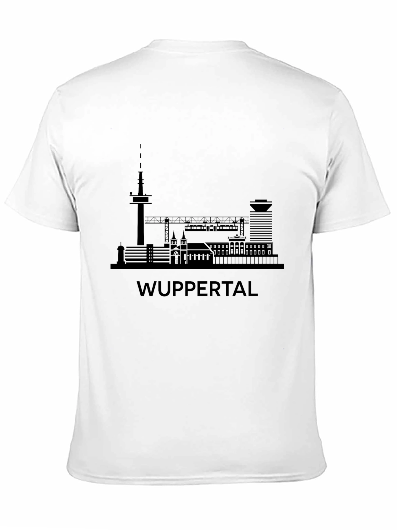 Wuppertal Skyline Graphic Tee - Stylish City Pride