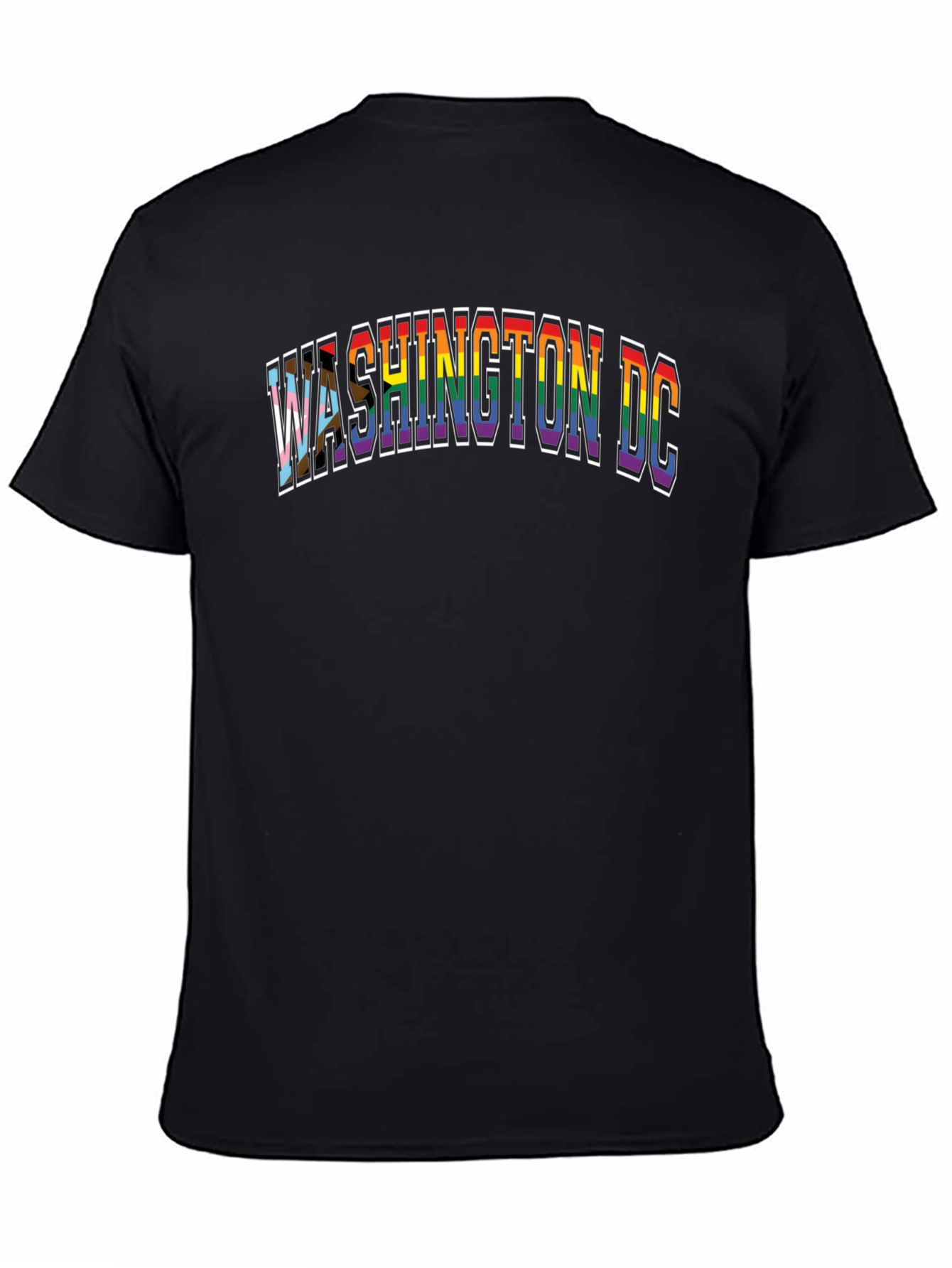 Washington DC Rainbow Graphic Tee