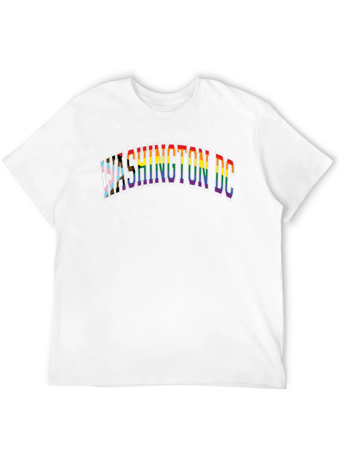 Washington DC Rainbow Graphic Tee
