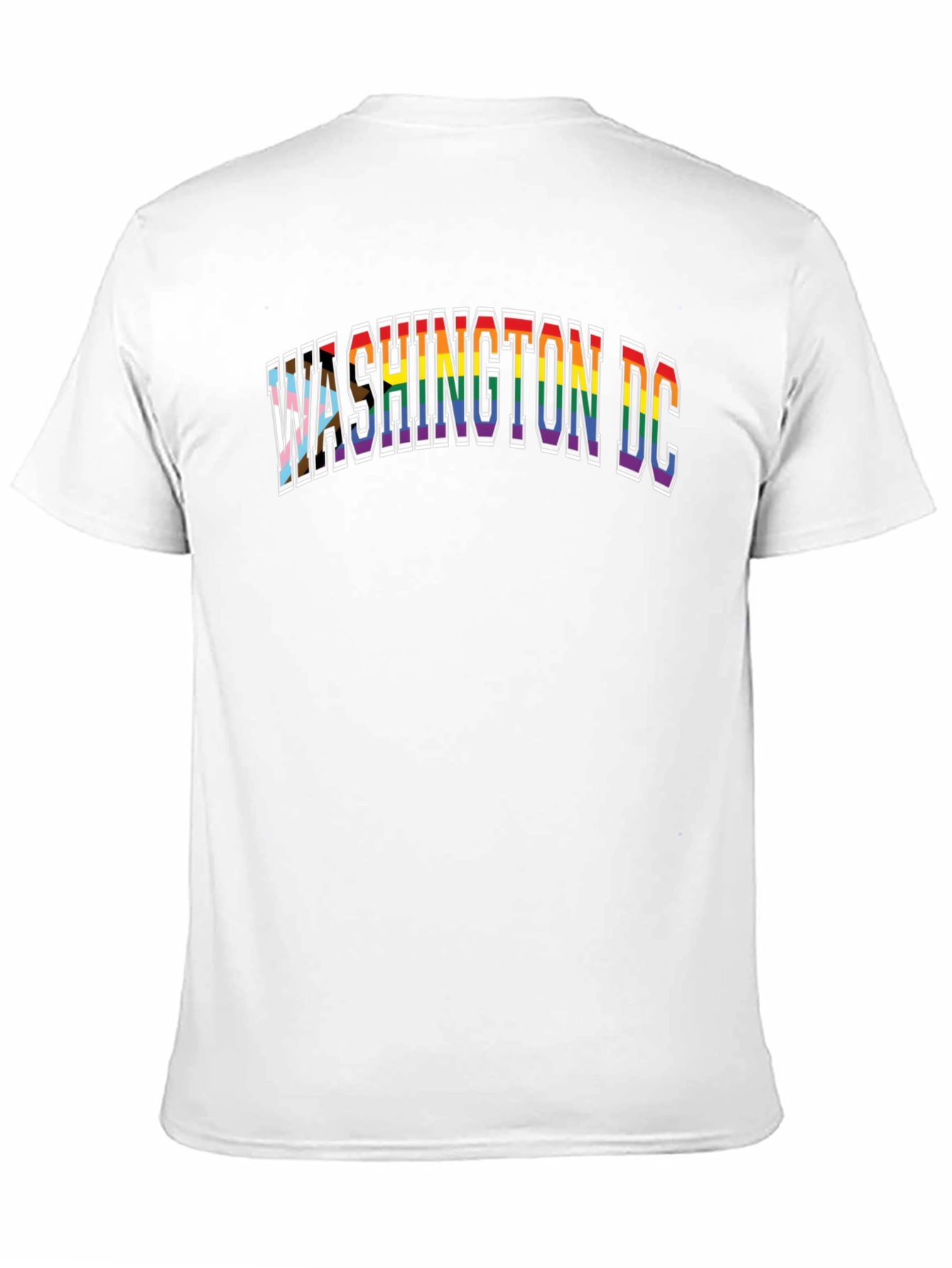 Washington DC Rainbow Graphic Tee