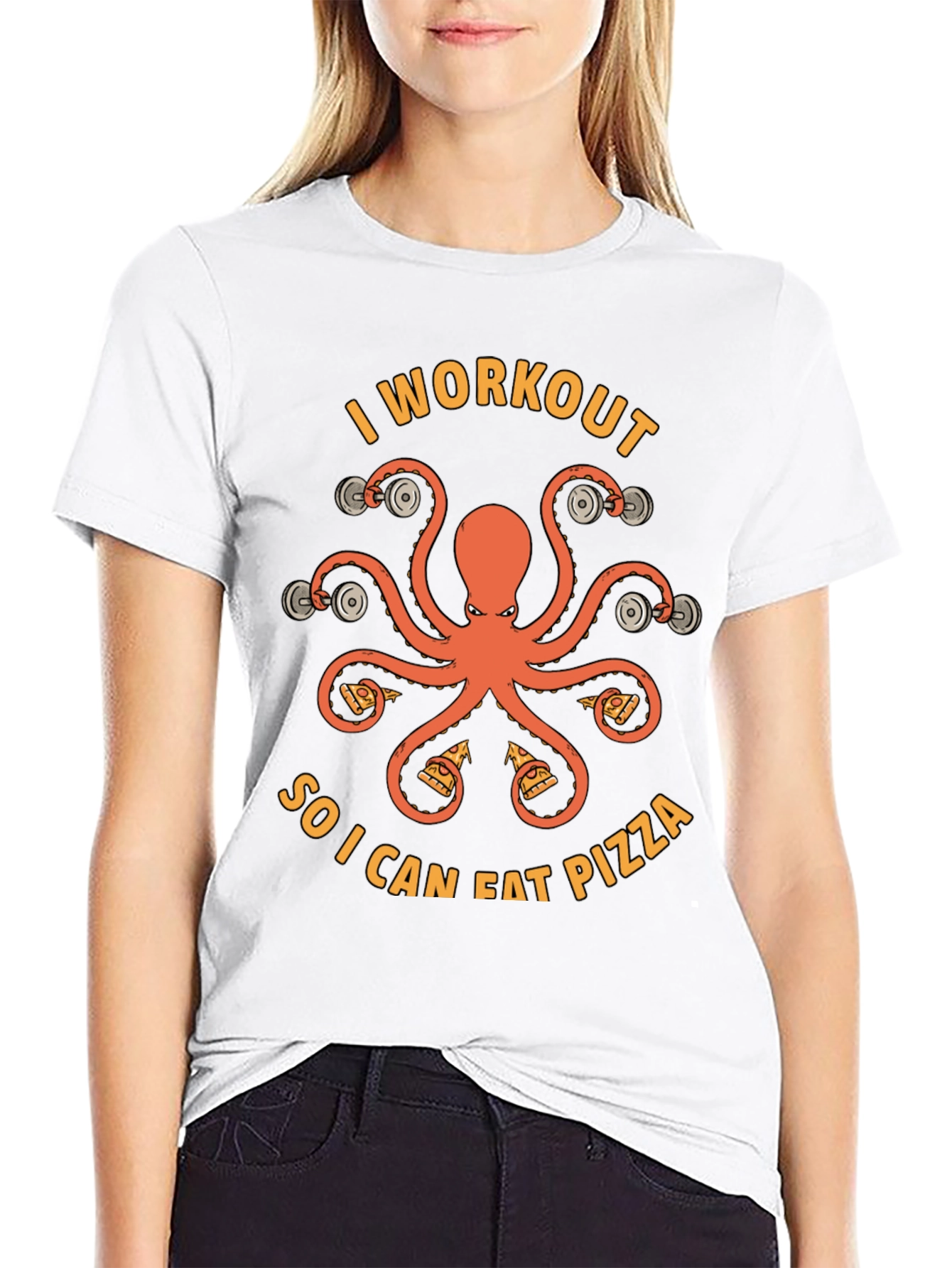 Workout for Pizza T-Shirt