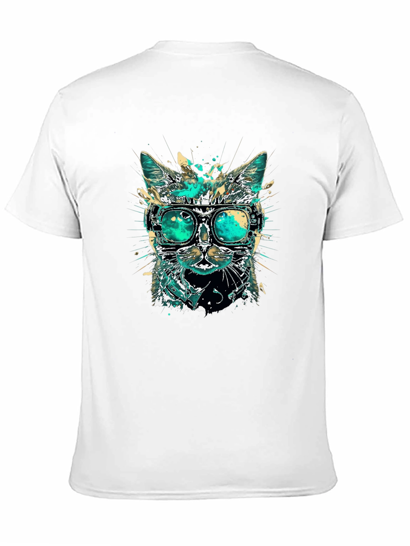 Cool Cat T-Shirt with Goggles