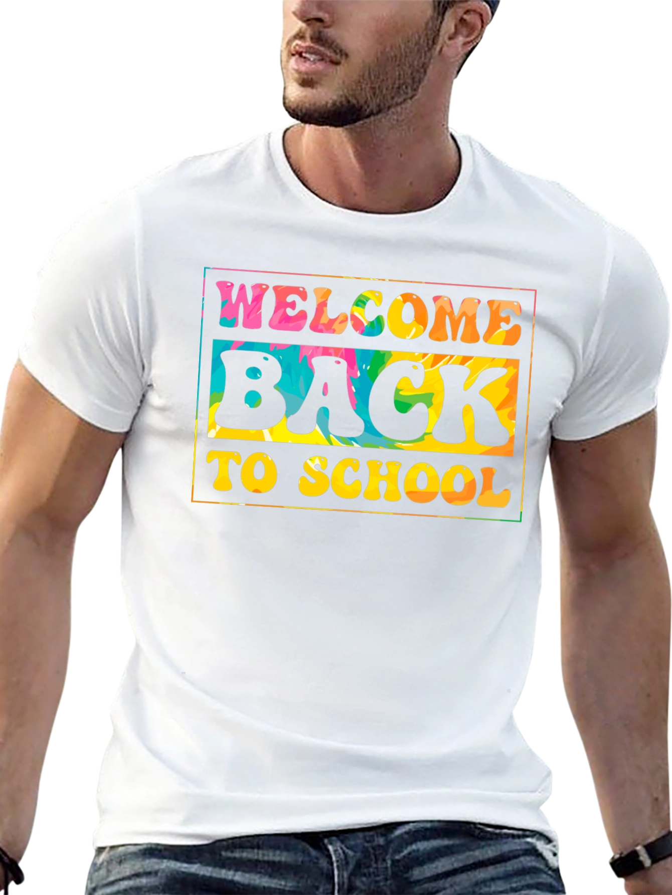 Welcome Back to School Tie Dye T-Shirt