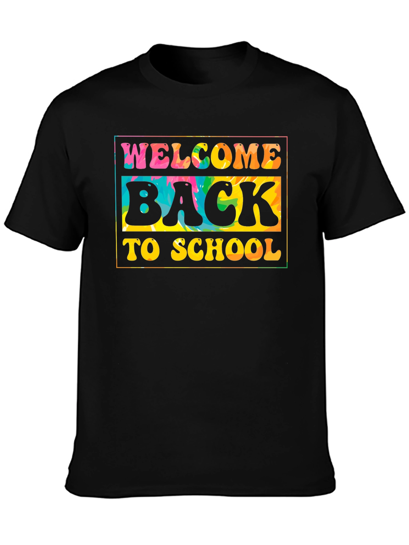 Welcome Back to School Tie Dye T-Shirt