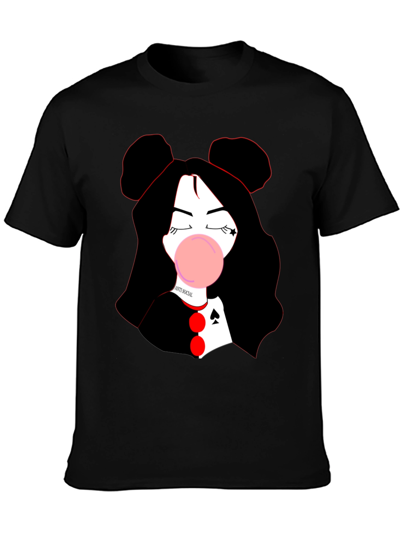 Anti-Social Ace T-Shirt - Graphic Tee