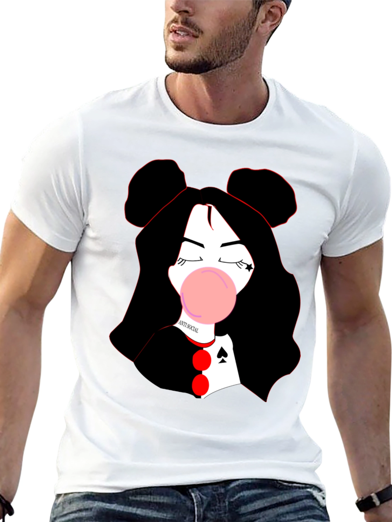 Anti-Social Ace T-Shirt - Graphic Tee