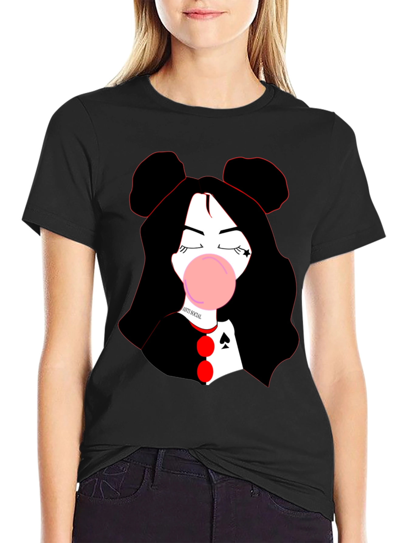 Anti-Social Ace T-Shirt - Graphic Tee