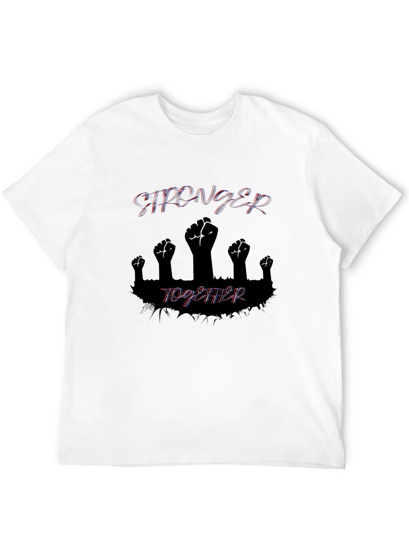 Stronger Together Graphic Tee - Black